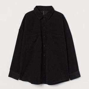 H&M Oversized Corduroy Shirt